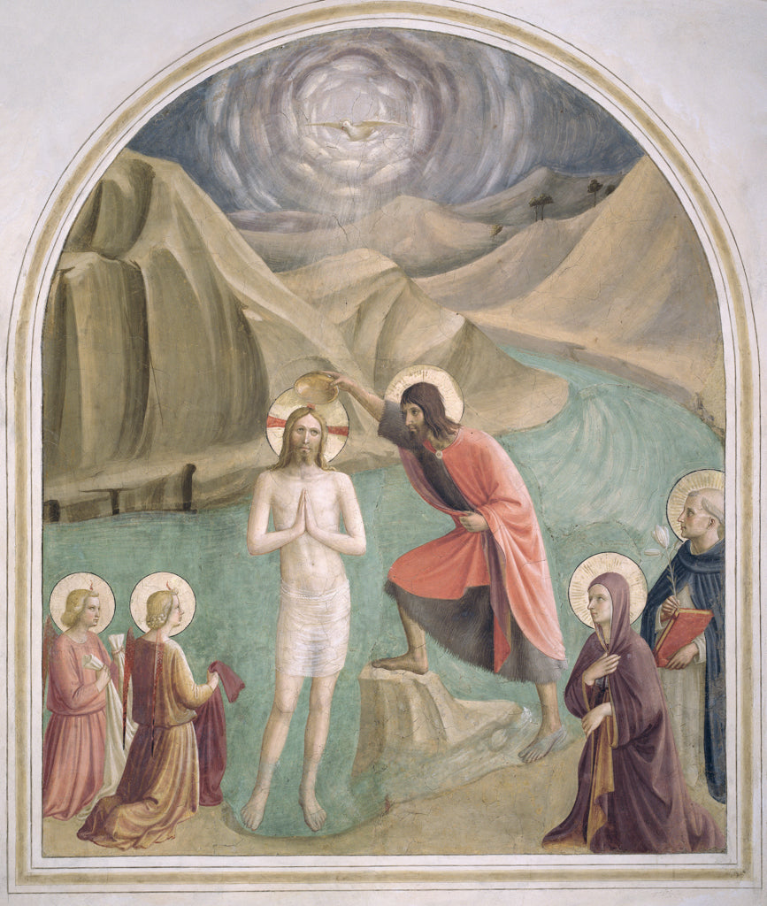 The Baptism of Christ by Fra Angelico