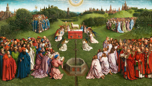 Adoration of the Mystic Lamb by Jan van Eyck