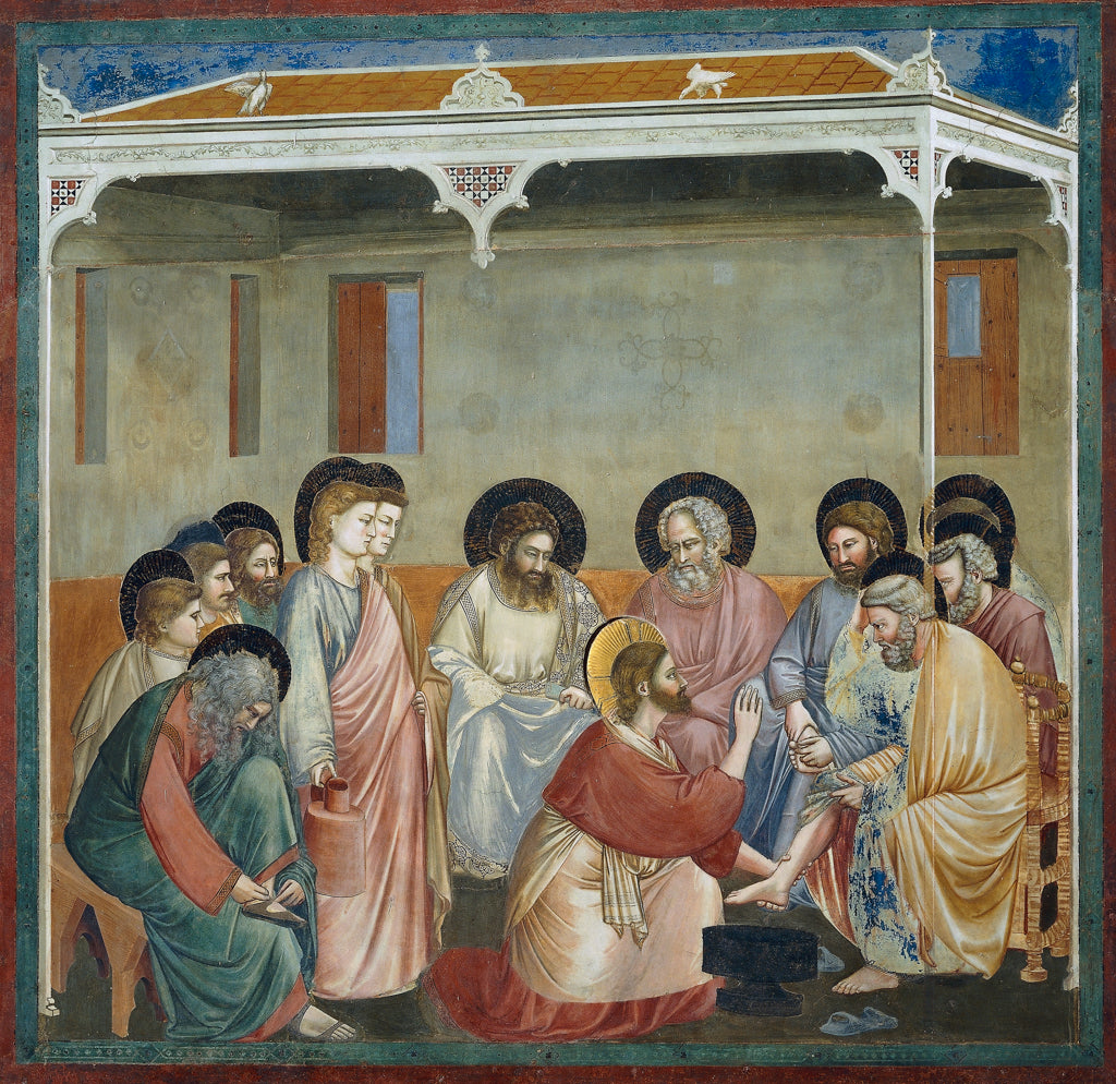 Christ Washing the Disciples' Feet by Giotto
