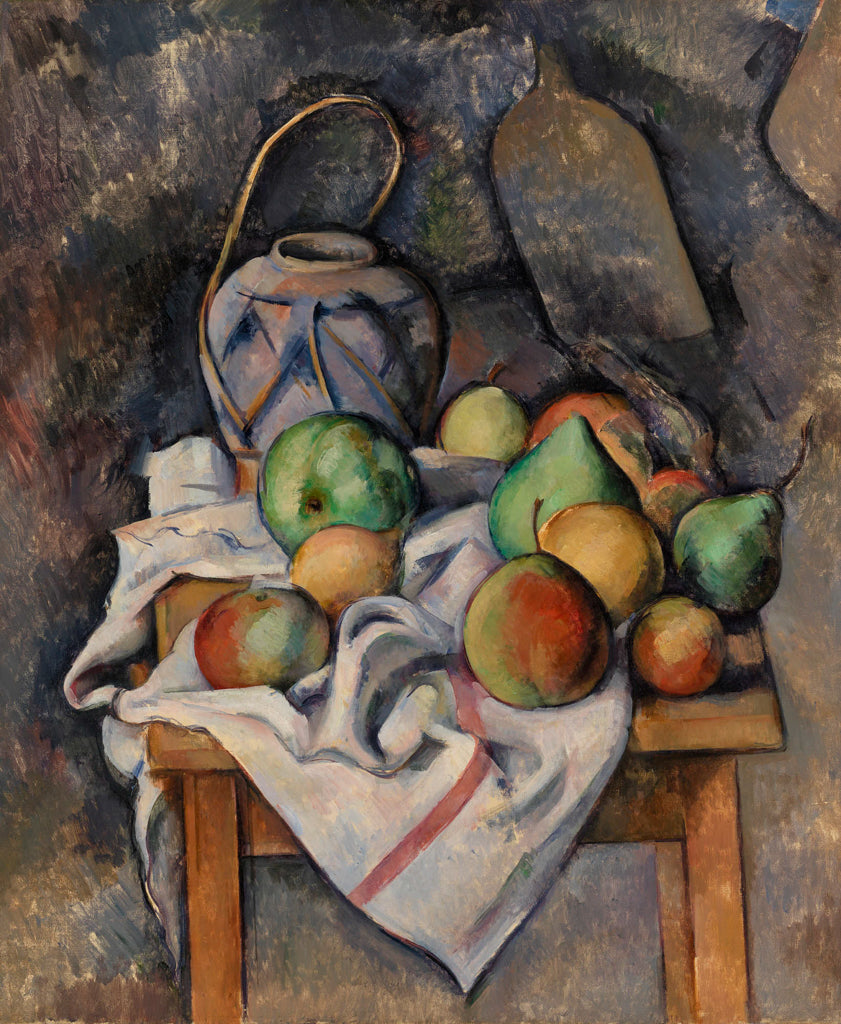 Ginger Jar and Fruit by Paul Cezanne